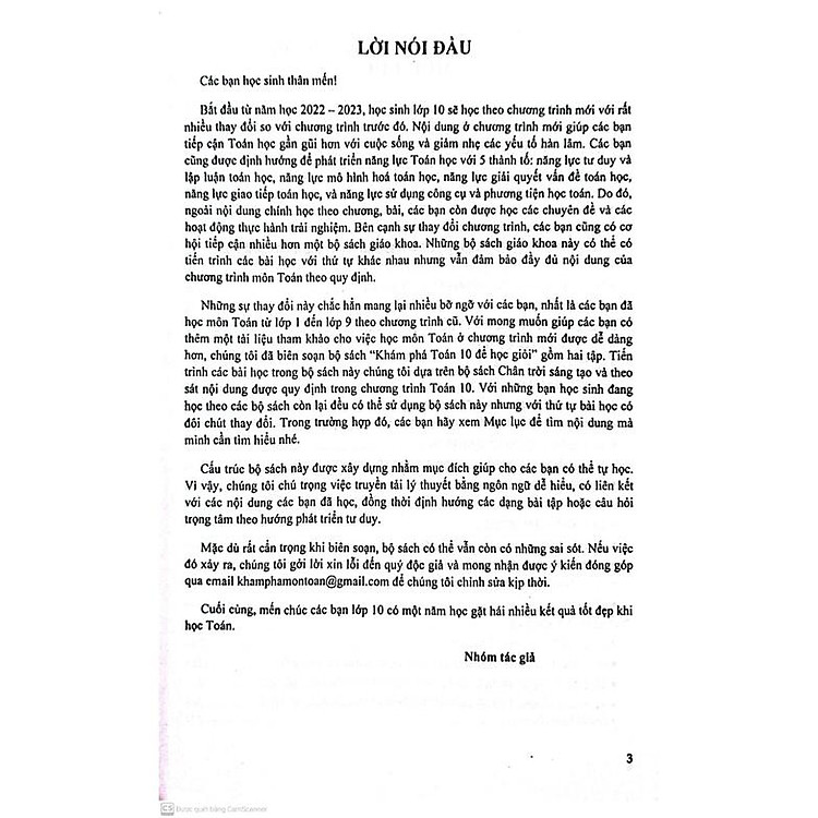 Khám Phá Toán Lớp 10 Để Học Giỏi (Tập 1) - Ảnh 4