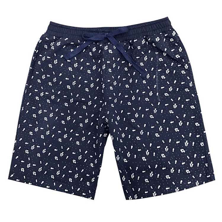 Quần Thun Bé Trai Ngắn Kiddie Club KC1807008 - Xanh Navy