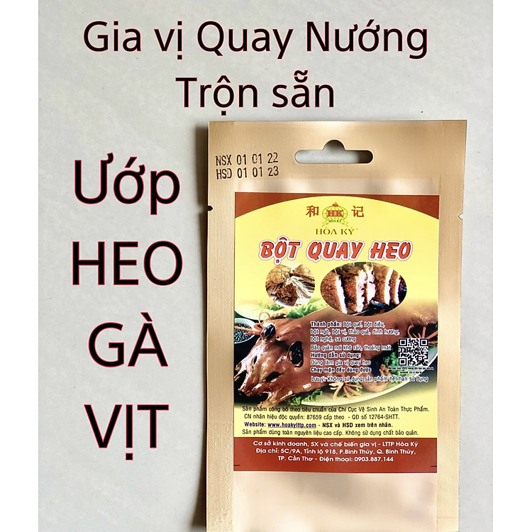 BỘT QUAY HEO Trộn Sẵn 100gr