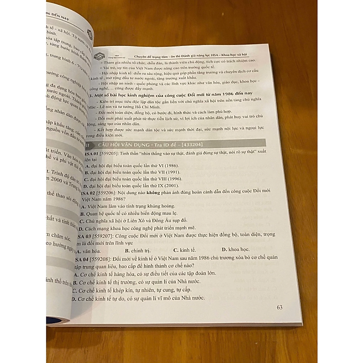 Luyện Đề & Tổng Ôn Thi Khoa Học Xã Hội (Địa Lý, Lịch Sử) - Ảnh 4