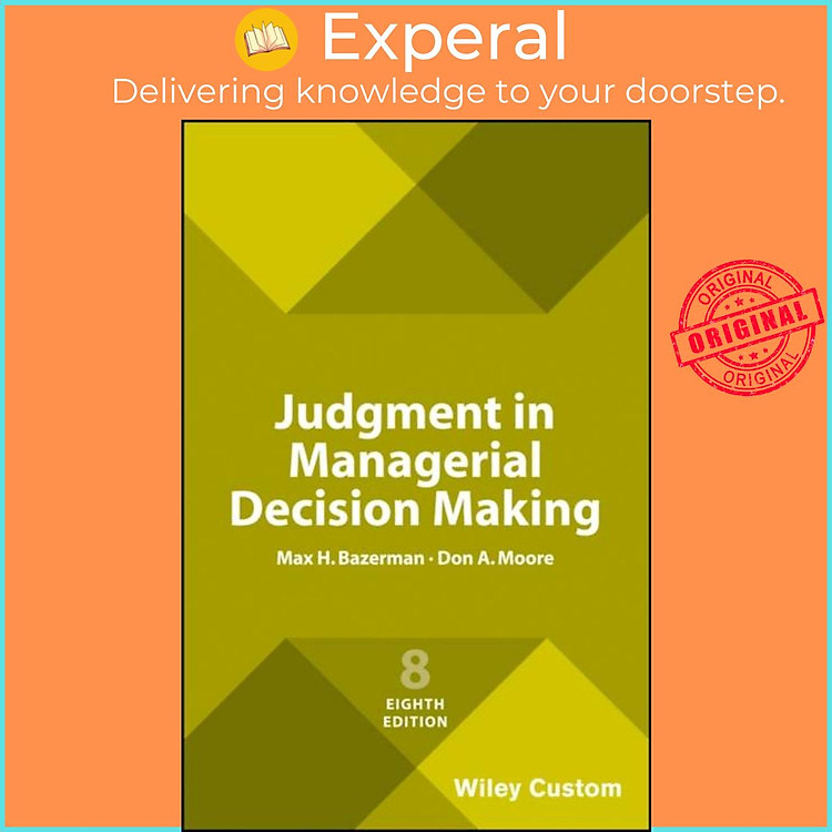 Mua Sách - Judgment in Managerial Decision Making by Max H