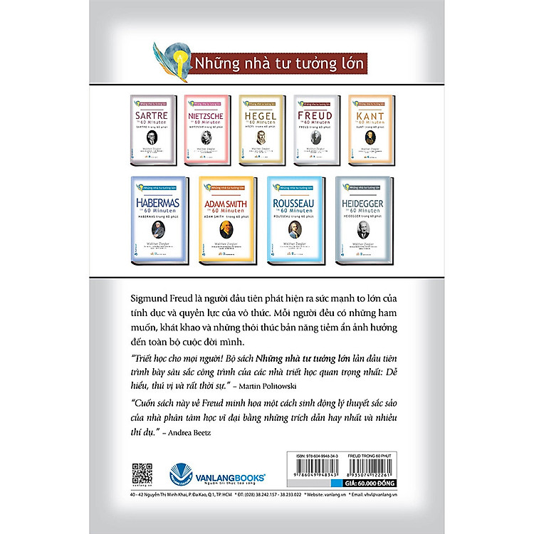 Những Nhà Tư Tưởng Lớn - FREUD Trong 60 Phút - Ảnh 3