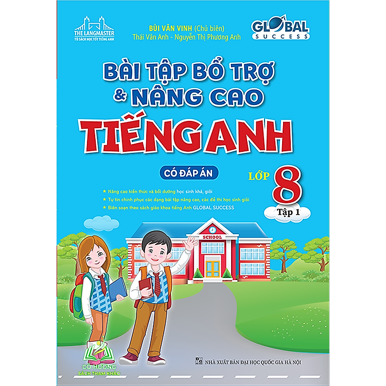 Sách - Combo Bài Tập Bổ Trợ Và Nâng Cao Tiếng Anh Lớp 8 - Tập 1+2 (Có Đáp Án) #huongbook