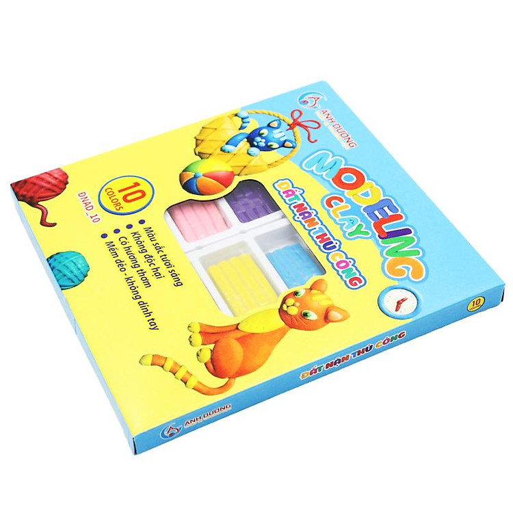 Mua Đồ Chơi Đất Nặn Thủ Công 10 Màu Chính hãng Tiết kiệm - Hình ảnh 5
