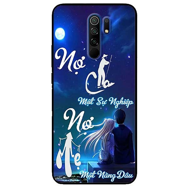 Ốp lưng dành cho Xiaomi Redmi 9 mẫu Nợ Cha Nợ Mẹ