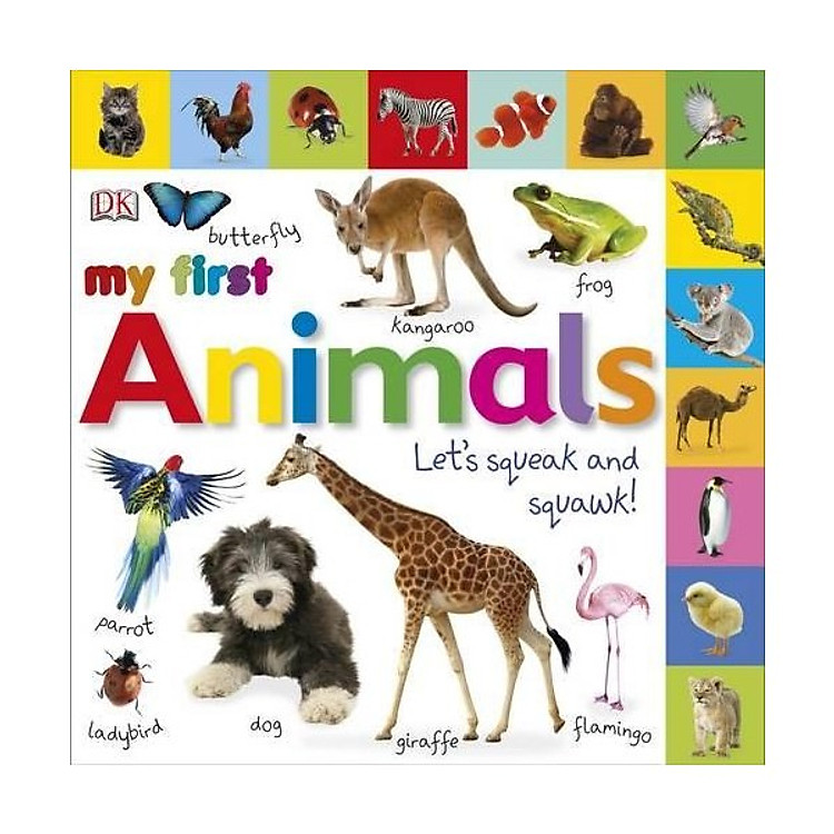 Sách My First Animals Let’s Squeak and Squawk