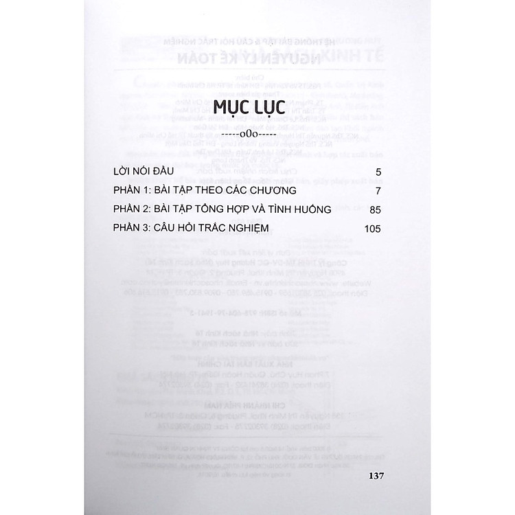 Hệ thống bài tập & câu hỏi trắc nghiệm nguyên lý kế toán - Ảnh 2