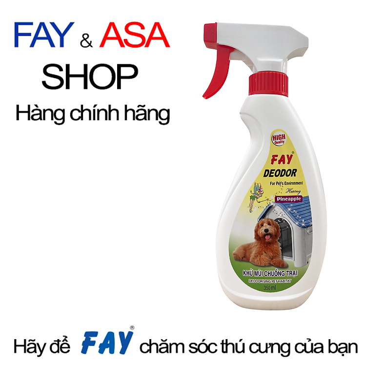 Khử mùi chuồng trại FAY DEODOR 300ml - Hương Pineapple