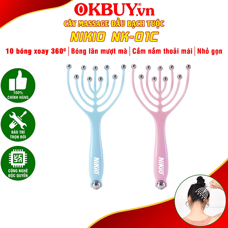 Cây massage đầu bạch tuộc Nikio NK-01C - Giúp Máu Lưu Thông Tốt | OKbuy
