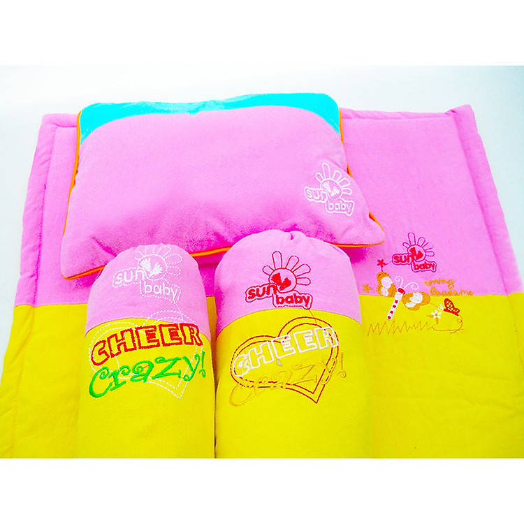 Bộ chăn gối cho bé- Sunbaby