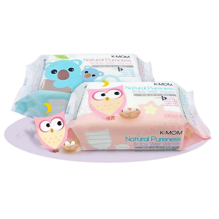 Mua tại Lazada: Combo 3 Khăn Ướt K-mom KM13110 Chính hãng, giá tốt