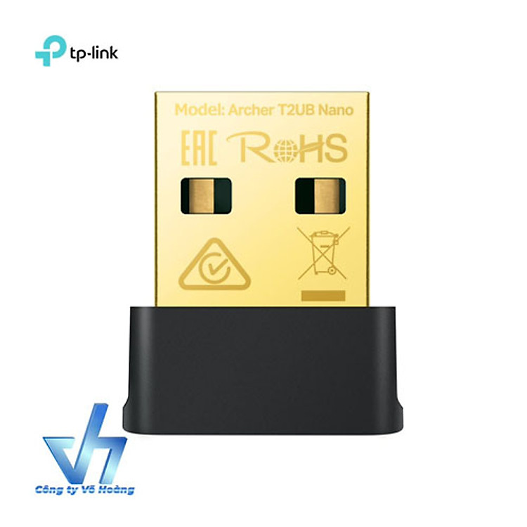 (Giá Huỷ Diệt) Thiết Bị Chuyển Đổi USB Wi-Fi Nhỏ Gọn TP-Link Archer T2UB Nano Chuẩn Bluetooth 4.2 Tốc Độ Cao AC600 - Hàng Chính Hãng