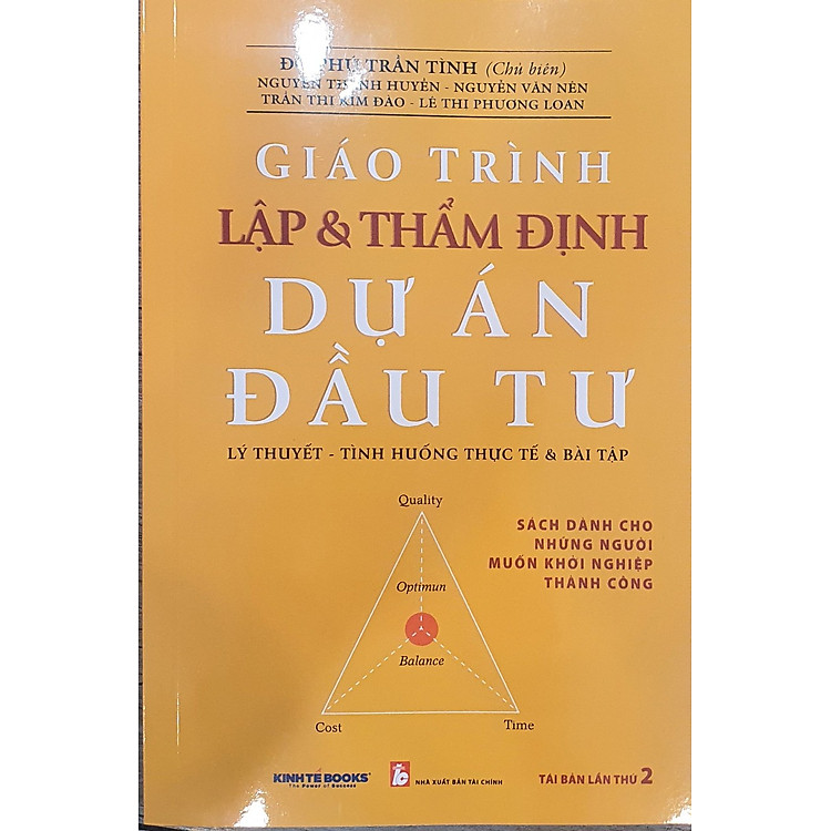 GIÁO TRÌNH LẬP VÀ THẨM ĐỊNH DỰ ÁN ĐẦU TƯ (TBL2)