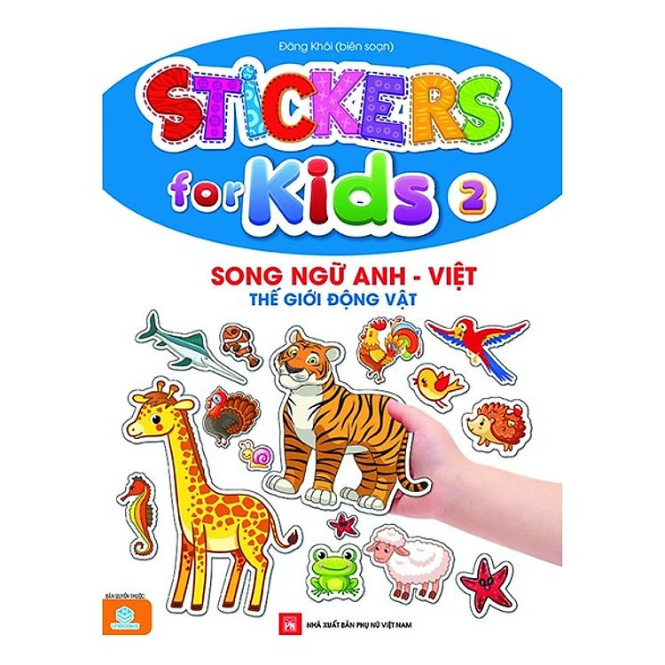 Combo 5 cuốn Sticker for kids – Song ngữ Anh Việt (Tập 2)
