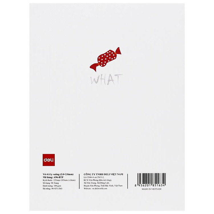 Tập Học Sinh 4 Ô Ly Vuông (96 trang, 100gsm) - Ảnh 4