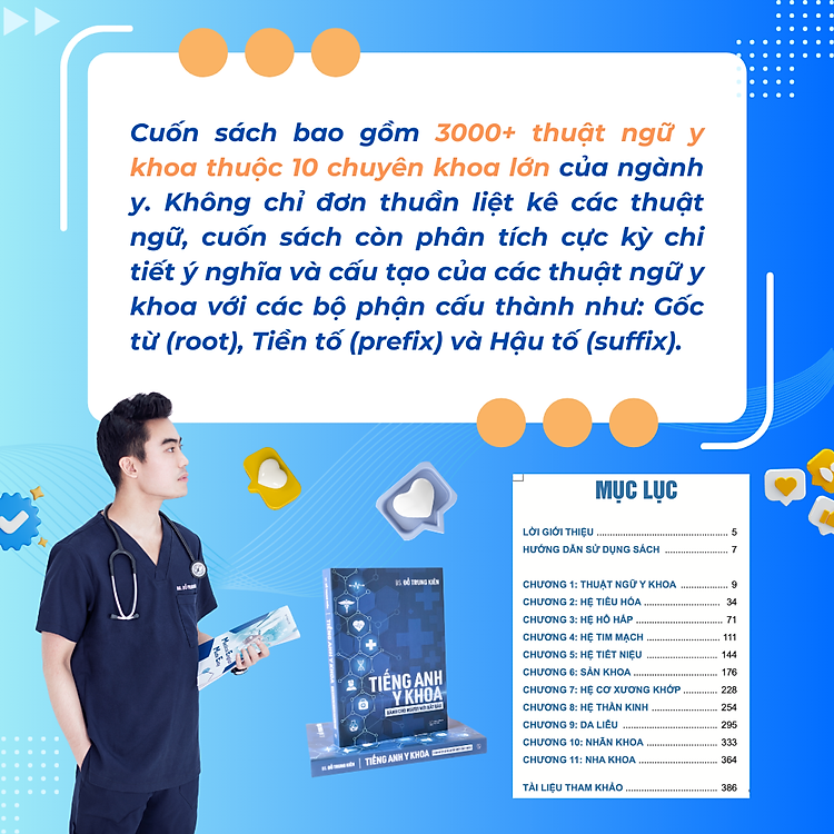 Tiếng Anh Y Khoa Dành Cho Người Mới Bắt Đầu (Tái bản mới nhất 2024) - Ảnh 5
