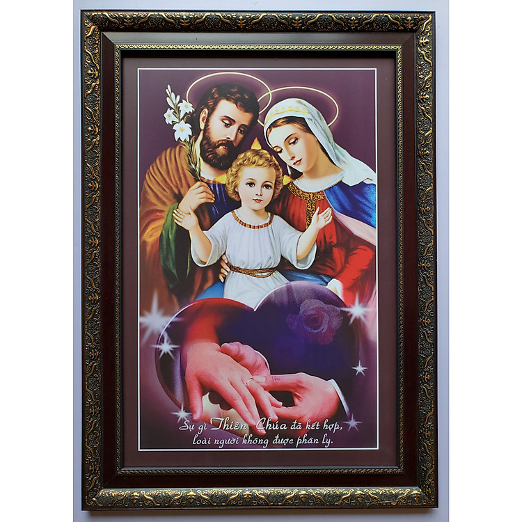 Gia đình thánh gia (tranh in dầu)