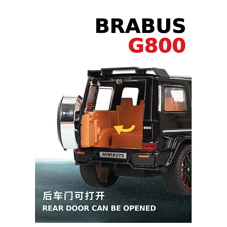 Xe hợp kim Mercedes-Benz G800 1:32 Chính hãng Tiết kiệm - Hình ảnh 3