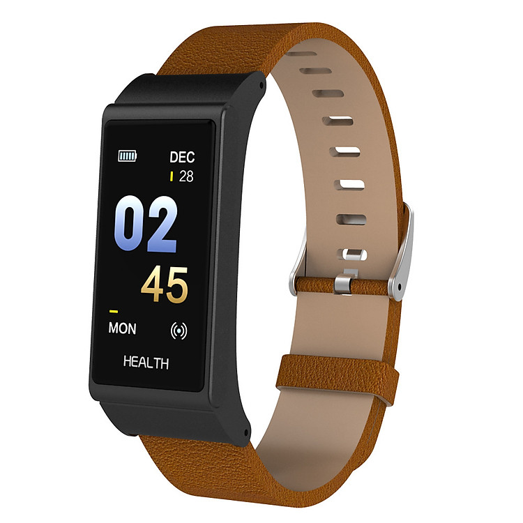 Đồng hồ thông minh C25 Vòng tay thông minh, thiết bị theo dõi sức khỏe chống thấm nước đo nhịp tim huyết áp bước chạy khoảng cách và kết nối điện thoại - Hàng chính hãng