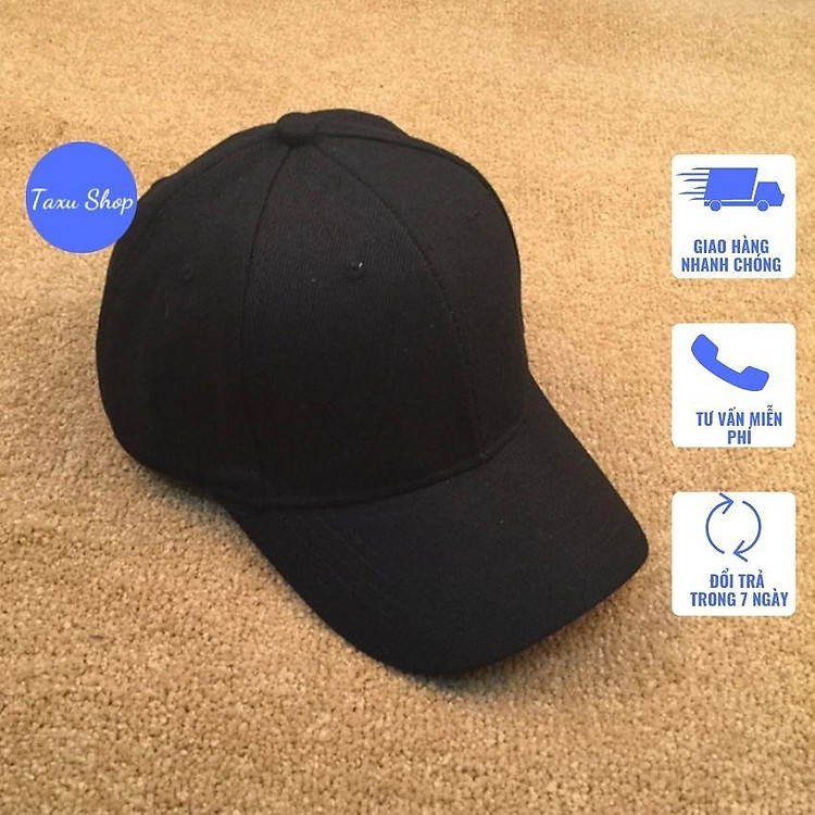 Mũ lưỡi trai trơn nam nữ, Nón kết basic phong cách Ulzzang form unisex nam nữ NKT01