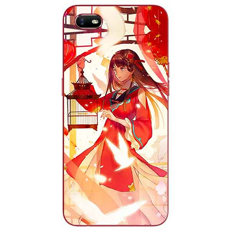 Ốp lưng in cho Oppo A1K Mẫu Cô Gái Trung Hoa