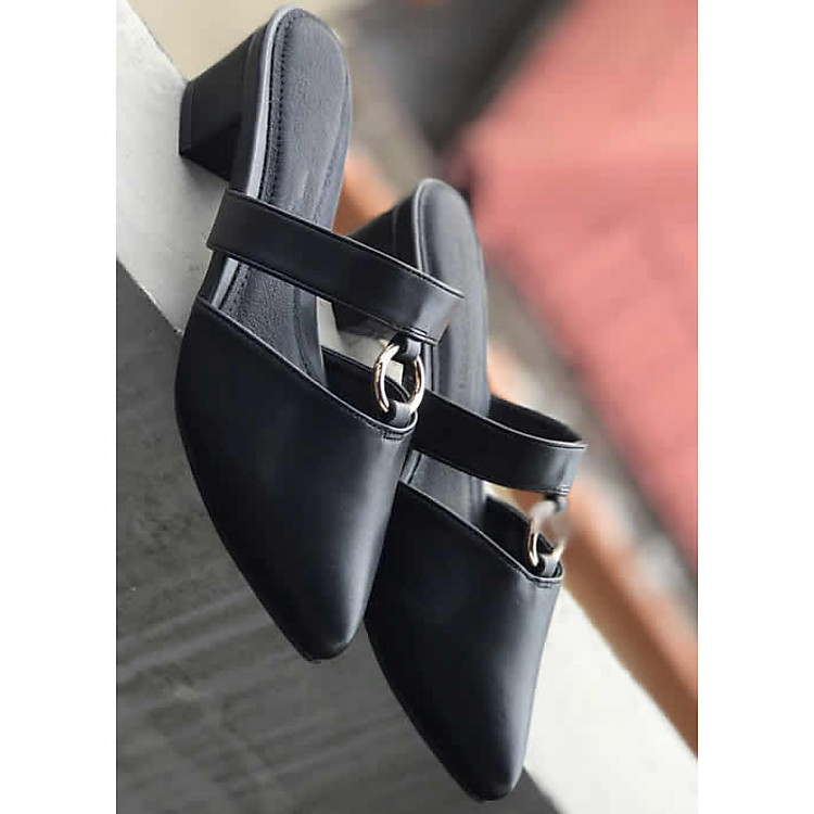 Giày cao gót khóa tròn 5cm