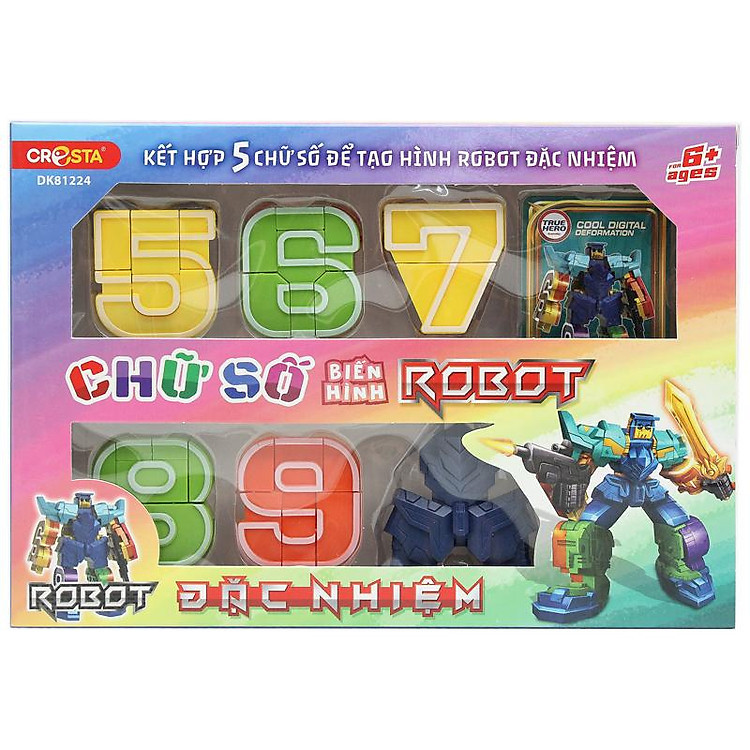 Đồ Chơi Lắp Ráp Robot Đặc Nhiệm Cresta Chính hãng Ưu đãi - Hình ảnh 3