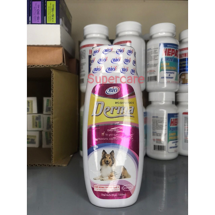 Sữa Tắm Bio Derma 150ml - Ghẻ Nấm Da Trên Chó Mèo