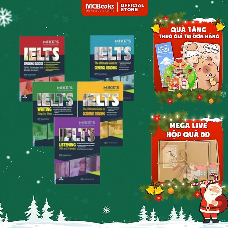 Ielts Mike – Tài Liệu Tiếng Anh Học Thuật 4 Kỹ Năng Nghe Nói Đọc Viết
