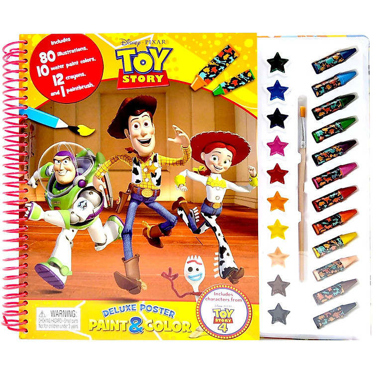 Disney Toy Story 4 Deluxe Poster Paint & Color - Ảnh 6