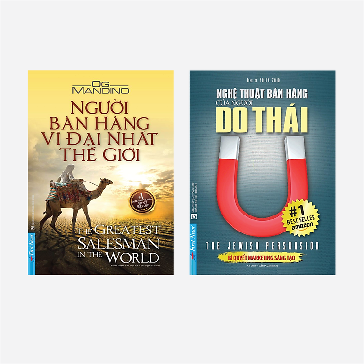 Sách Combo Người Bán Hàng Vĩ Đại Nhất Thế Giới + Nghệ Thuật Bán Hàng Của Người Do Thái - First News