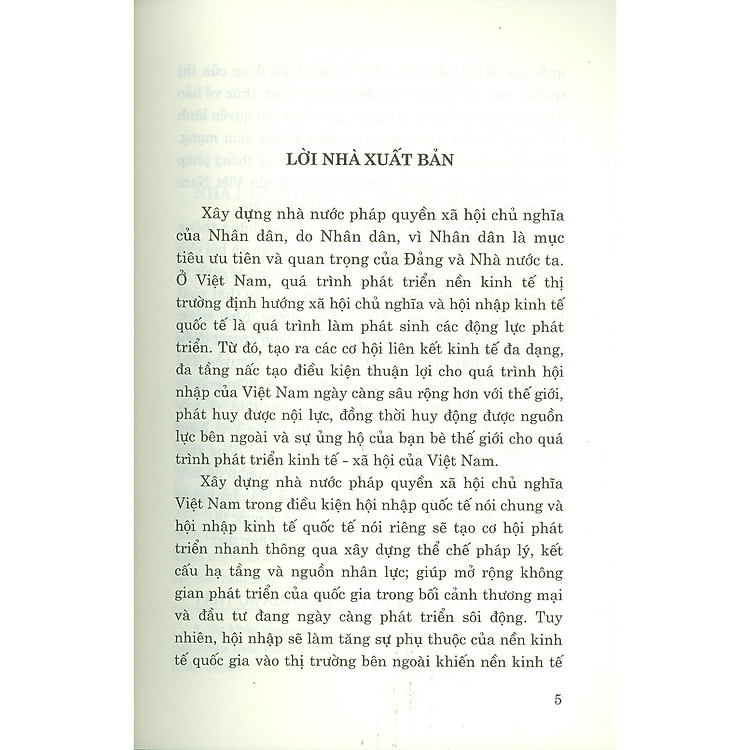Xây Dựng Nhà Nước Pháp Quyền Xã Hội Chủ Nghĩa Việt Nam Trong Điều Kiện Hội Nhập Kinh Tế Quốc Tế - Ảnh 6