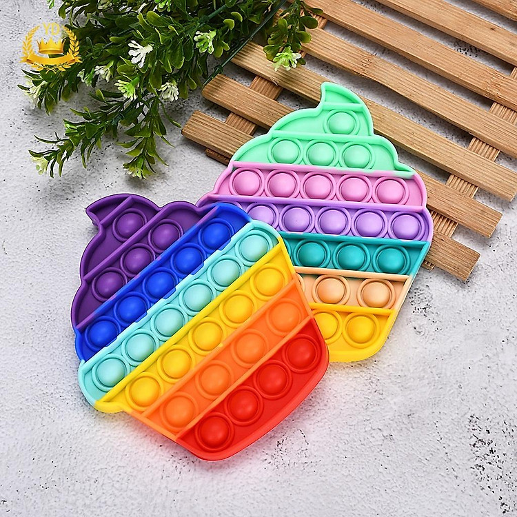 Pop it Fidget Toy Sensory Push Bubble Pop Bubble Sensory Fidget Toy Kids Adults Relieve Stress HBJYT