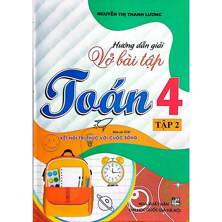 ￼Sách - Hướng Dẫn Giải Vở Bài Tập Toán 4 Tập 2 (Bám sát SGK Kết Nối Tri Thức Với Cuộc Sống)