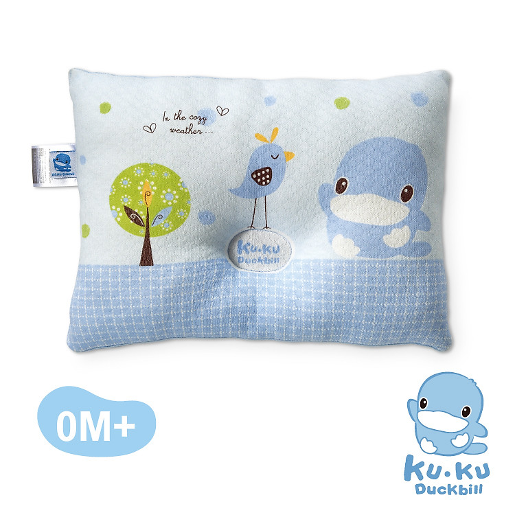 GỐI NẰM CHỐNG MÉO ĐẦU CHO BÉ TỪ SƠ SINH KUKU KU2073 - SIZE 21*28cm