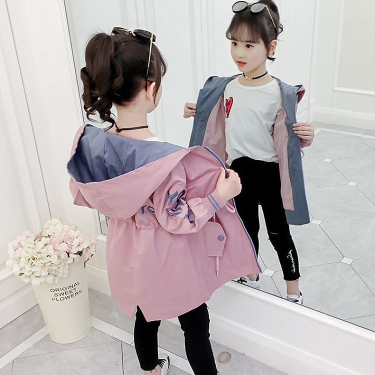 ÁO KHOÁC BÉ GÁI 4- 13 TUỔI