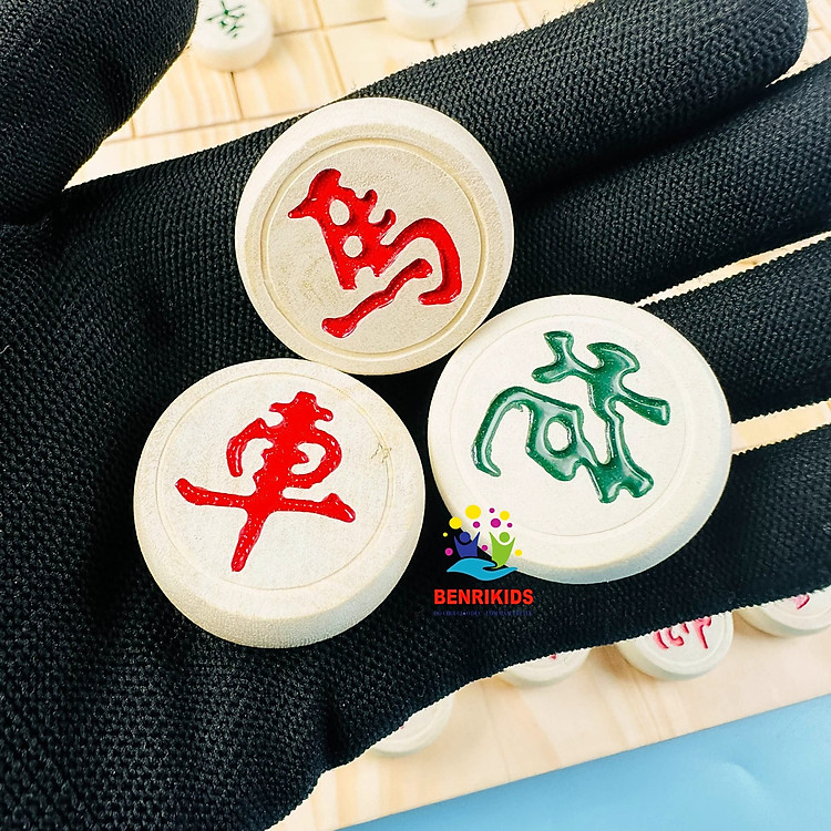 Bàn Cờ Tướng Gỗ Sồi 43x37cm Siêu Rẻ Chính hãng Ưu đãi - Hình ảnh 3