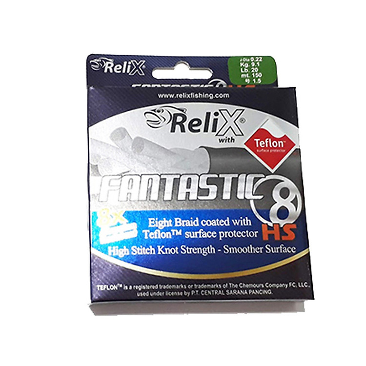 Dây Dù Câu Cá Relix Fantastic HX 8 sợi