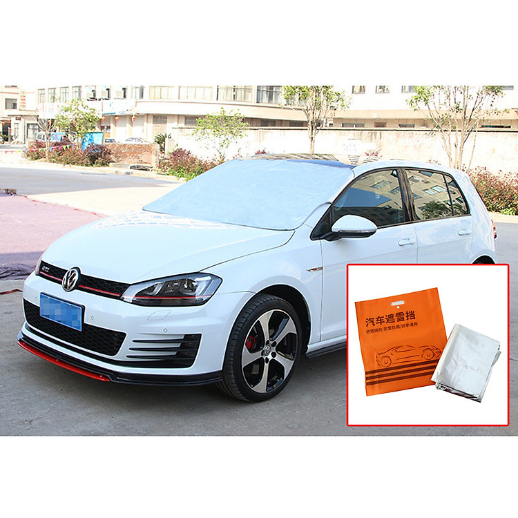 TẤM CHẮN NẮNG, CHỐNG NẮNG KÍNH LÁI Ô TÔ 3D tráng bạc có tai chống gió thổi, trộm (Tặng tui du lich)