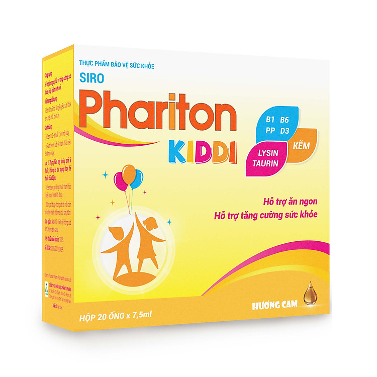Siro Phariton KIDDI hỗ trợ ăn ngon