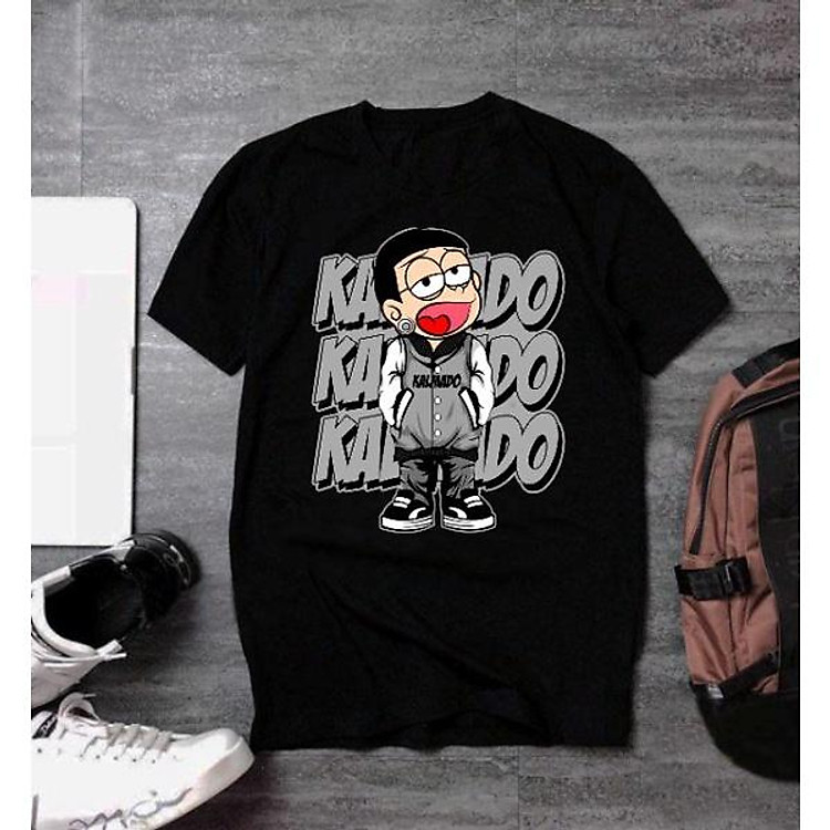 Áo thun cotton nam NOBITA chất chơi cực ngầu