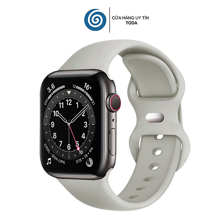 Dây Silicone Thay Thế cho Apple Watch Series 1,2,3,4,5,6,7,8,9,SE2,10 / Apple Watch Ultra 1/2 Size 40/41/42/44/45/46/49mm - Hàng Nhập Khẩu