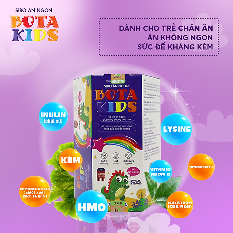 Siro Tăng Cân Bota Kids - Hỗ Trợ Bé Chính hãng Ưu đãi - Hình ảnh 4