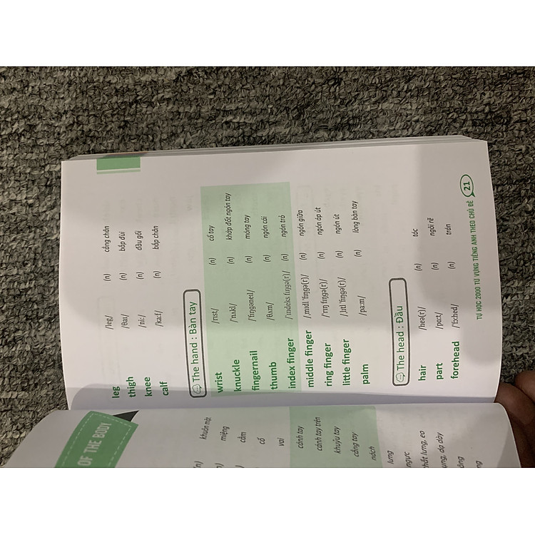 Tự học 2000 từ vựng tiếng anh theo chủ đề - Ảnh 2