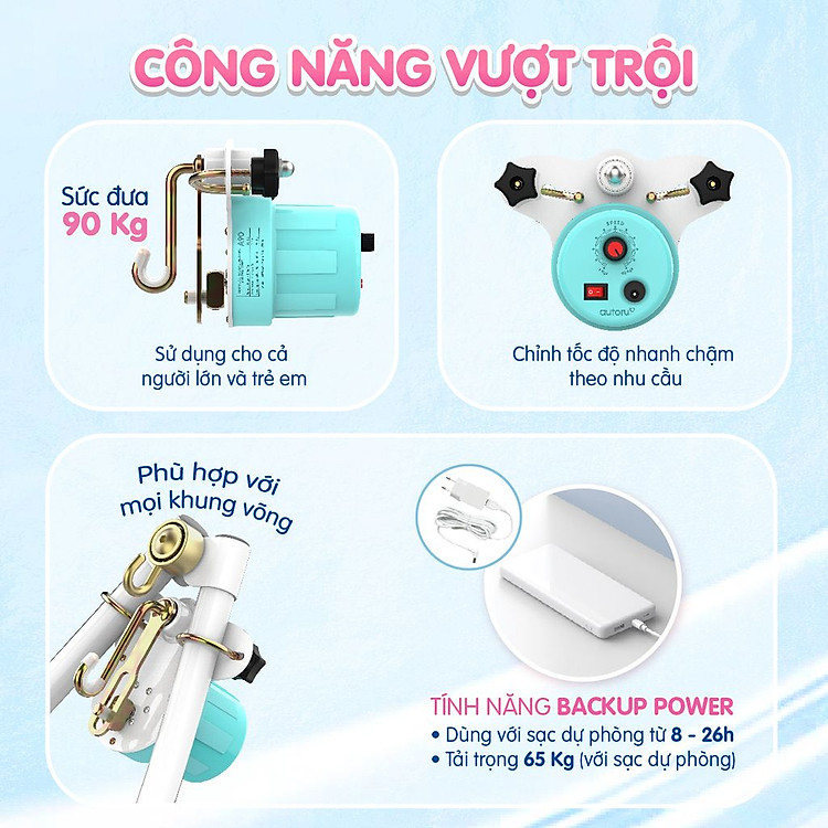 MÁY ĐƯA VÕNG AUTORU - A90 Chính hãng Ưu đãi - Hình ảnh 2