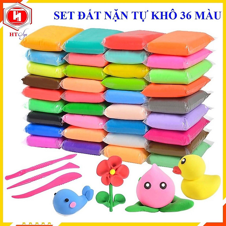 Đất Sét Tự Khô 36 Màu