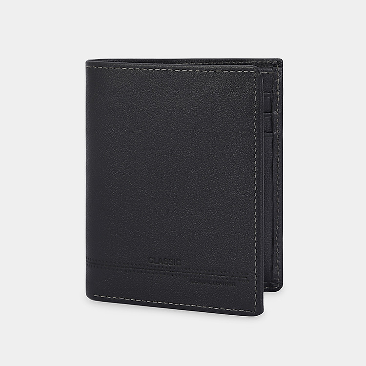 Ví nam da phom chữ nhật đứng, ví nam cầm tay lịch lãm tiện lợi IDIGO MW1-4328