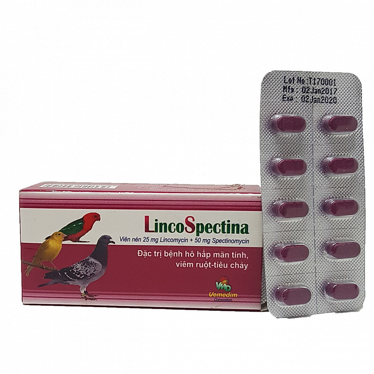 Viên nén trị toi rù hen khẹc cho gà đá chim cảnh