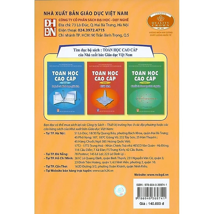 Toán Học Cao Cấp Tập Hai: Giải Tích - Ảnh 2