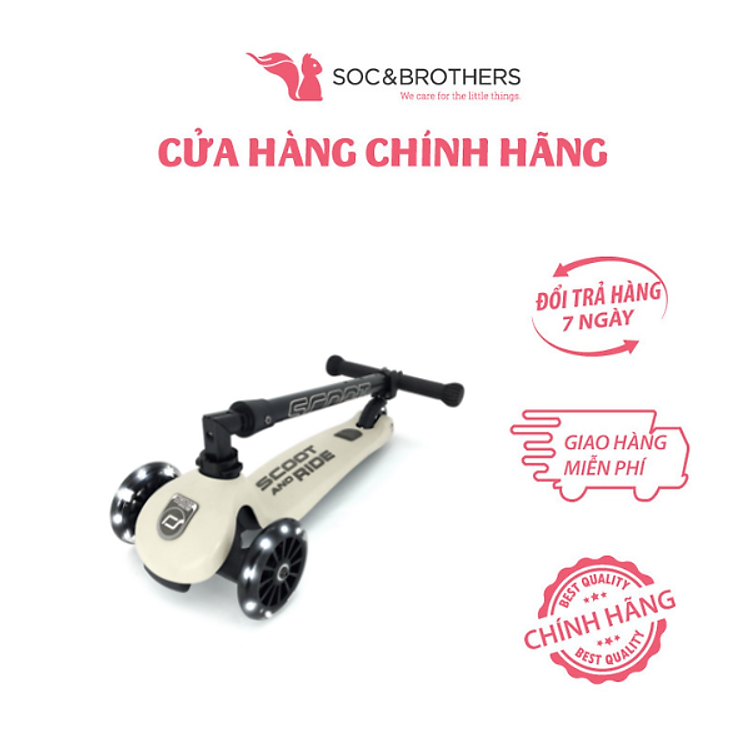 Scoot and Ride Highwaykick 3 LED Ash Chính hãng Giá rẻ - Hình ảnh 2